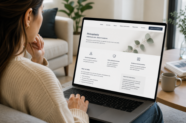 healthcare landing page optimisation